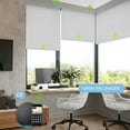 thumbnail image 2 of Yoolax Motorized Roller Shade Blackout Automatic Window Blind(Greyish White,67"W x 72"H), 2 of 6