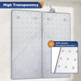 thumbnail image 2 of Peg Board Wall Organizer Desk and Gaming Small Pegboard Kit for Office and Kitchen(2-Pack Grey-Clear), 2 of 7