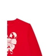 thumbnail image 3 of Holiday Time Girls Christmas Fleece Graphic Sweatshirt, Sizes 4-18, 3 of 3