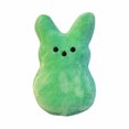 thumbnail image 2 of ValHome Rainbow Bunny Plush Toys Easter Basket Stuffed Animals - 9.8" Marshmallow Bunny Plushies Rabbits Soft Huggable Pillow - Easter Egg Hunt Prizes Spring Décor Birthday Gifts (Green), 2 of 8