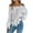 White, variant on Gyexs Sweaters for Women Soft Turtleneck Long Sleeve Wool Sweater Fall Loose Knit Pullover Sweater Tops Halloween Sweater, White, Size L