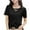 Black, variant on Kaemgyyd Womens Short Sleeve Tops Summer Comfortable V Neck Cut out Tee Casual Stylish Plus Size T Shirts Blouses
