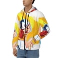 thumbnail image 2 of Lsque Sml Jeffy for Mens Full-zip Hoodie, Zip-up Pullover Hooded Sweatshirt, Kangaroo Pocket Hoodie Ideal for Daily Wear, Travel, and Home-XX-Large, 2 of 8