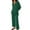 Green, variant on TrendVibe365 Womens Matching Lounge Set Solid Color Half Button Knit V Neck Long Sleeve Shirts and Wide Leg Long Pants Fashion Vacation Pajamas Lounge Set Loungewear Summer Outfits