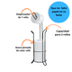 thumbnail image 2 of Porta rollos dispensador de papel higiénico Good & Good M22-PR0015, 2 of 7