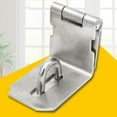 thumbnail image 4 of Anti Theft Stainless Steel Door Lock Hasp Staple Padlock Clasp Shed Latch Tool, 4 of 11