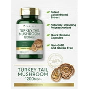 Turkey Tail Mushroom Extract | 1200mg | 200 Capsules | by Carlyle