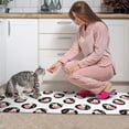 thumbnail image 3 of White Cow Oval Face Pattern Kitchen Rugs Sets Of 2,Anti Fatigue Kitchen Mat Rugs Non Slip Washable,Decorative Kitchen Floor Mats for Kitchen,Sink,Laundry,17"x30"+17"x47", 3 of 7
