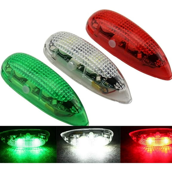 RC Plane LED Light Kit for Bicycle Jet Airplane Air Craft Fix Wing Quadcopter,Rechargeable Red Green White LED Flashing Lights
