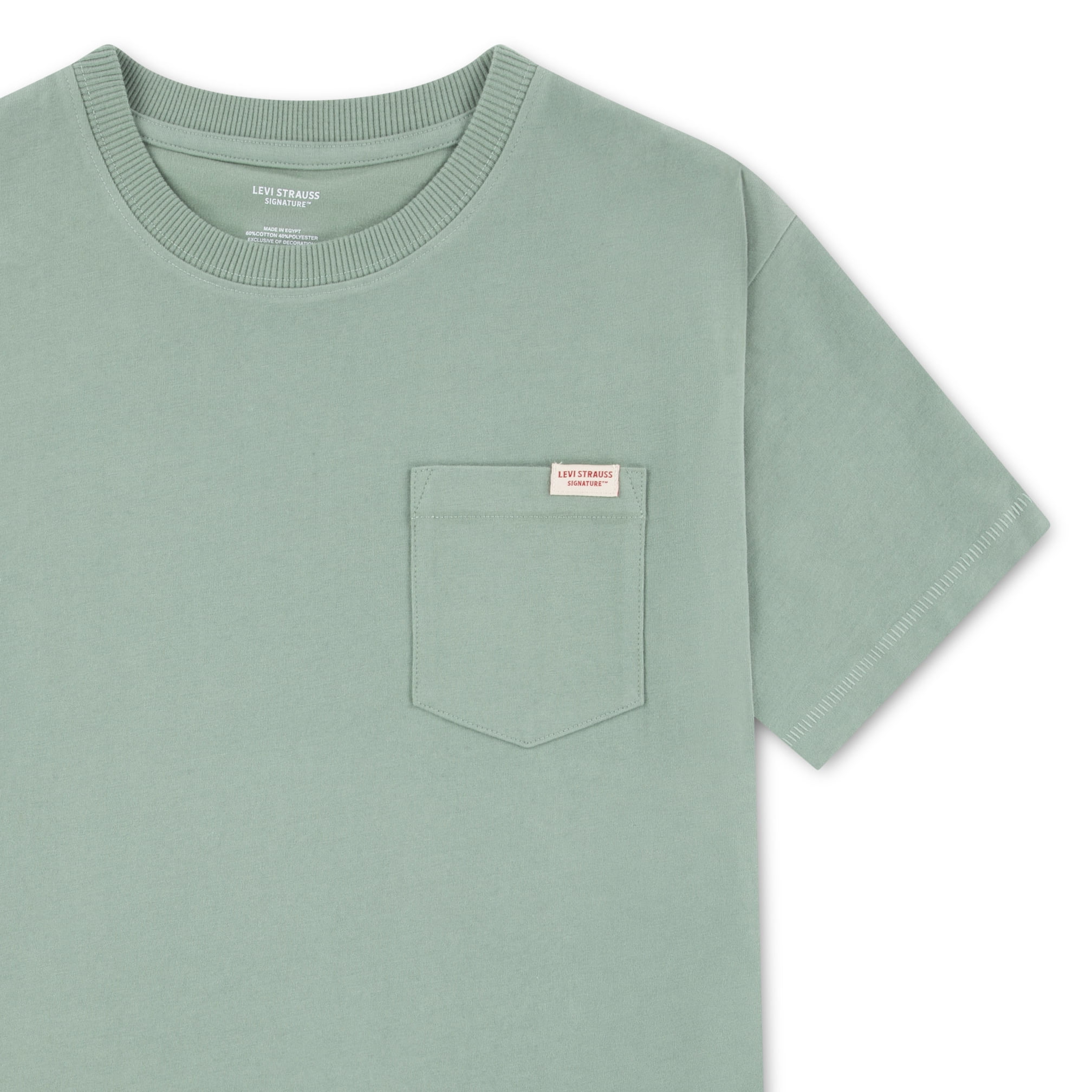Levi Strauss Signature Boys Short Sleeve Pocket Tee, Sizes 4-18