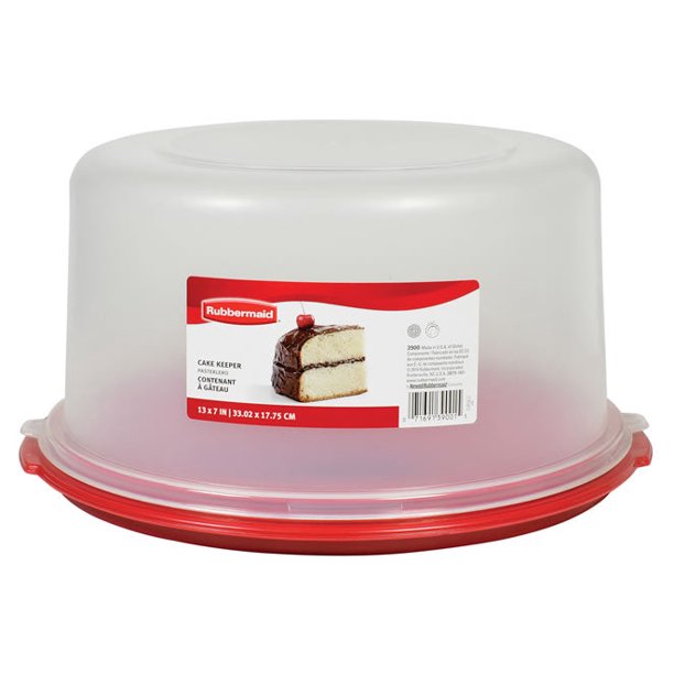 Rubbermaid 1777191 Servin' Saver Cake Container, 13" x 7"