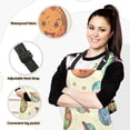 thumbnail image 2 of Star and Various Planet 5 Pcs Kitchen Set Heat Resistant Oven Mitts and Non-Slip Pot Holders with Adjustable Cooking Apron, 2 of 6