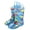 Blue, variant on Rain Boots for Kids Boys Girls Colorful Cartoon Print Water Shoes Toddler Jumping Outdoor Travel Waterproof Boots