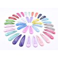 thumbnail image 1 of Art&Beauty 20 pares de pinzas para el pelo brillantes de colores surtidos, pasadores antideslizantes para niñas, mujeres y mujeres, 1 of 5