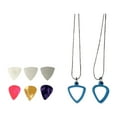 thumbnail image 4 of colcolo Silicone Guitar Pick Holder Necklace Guitar Pick Pendant for Electric Guitar blue, 4 of 8