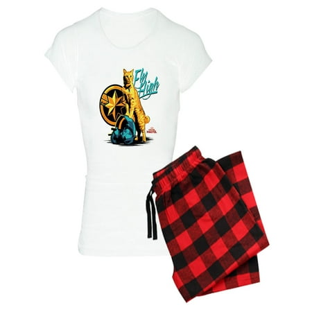 

CafePress - Goose The Cat Captain Mar - Women s Light Pajamas