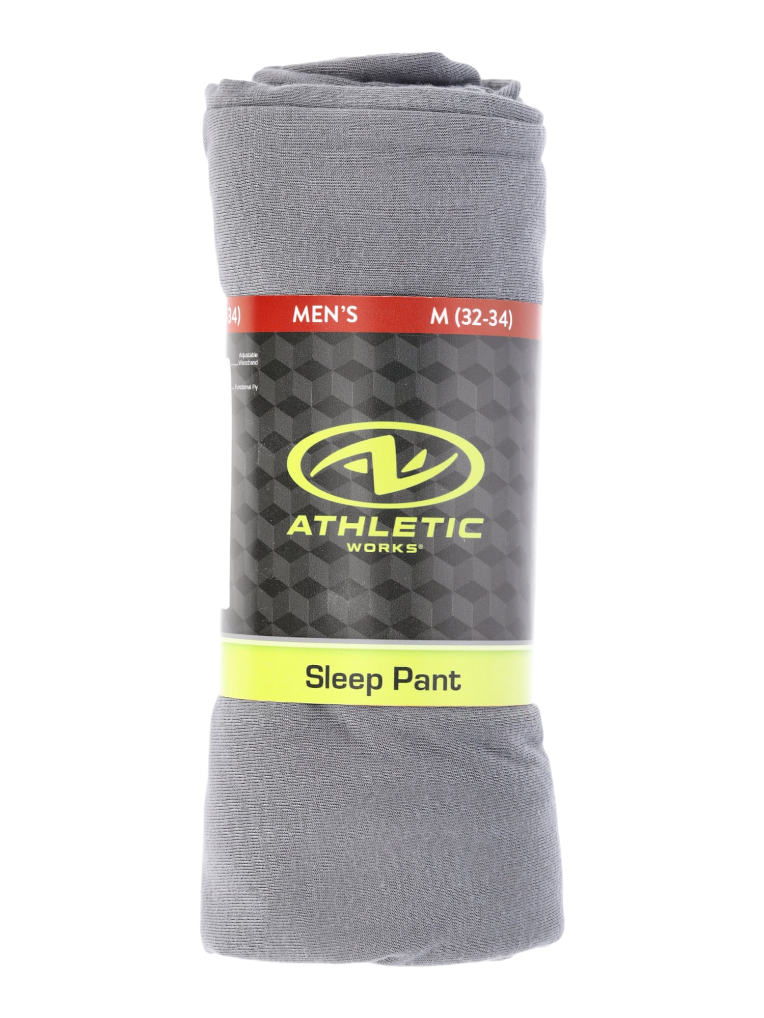 Athletic Works Men's Jersey Sleep Pants, Sizes S-XL