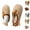 Khaki, variant on Cloud Like Slippers with Plush Knit Details and Lightweight Sole, Comfortable Indoor Footwear and Cozy House Shoes for Women Men in Fall 6 Pink