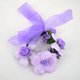 thumbnail image 3 of Corona de flores con pulsera estilo boho para boda festival--Purple BANYUO Electrónica, 3 of 4
