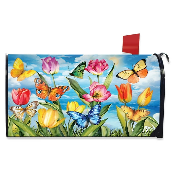 Briarwood Lane Sunshine Butterflies Mailbox Cover