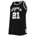 thumbnail image 2 of Men's Mitchell & Ness Tim Duncan Black San Antonio Spurs Big & Tall 1998/99 NBA 75th Anniversary Diamond Swingman Jersey, 2 of 3