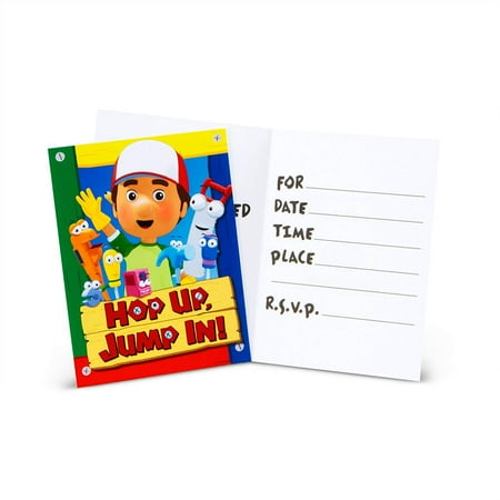 Playhouse Disney Handy Manny - Handy Manny Invitations 8ct, Based on the popular Disney character Handy Manny! By Factory Card and Party Outlet