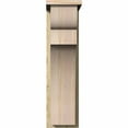 thumbnail image 2 of 8"W x 14"D x 30"H Yorktown Rough Sawn Corbel w/Backplate, Douglas Fir, 2 of 9