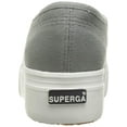 thumbnail image 3 of Superga Unisex Low-Top Platform Lace Up Tennis Shoes Sneakers Sage Grey (Grey Sage, 37 EU/6.5 M US), 3 of 8