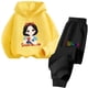 thumbnail image 4 of Nuevo conjunto de sudadera con capucha de Blancanieves y los siete enanitos para niñas de 3 a 14 años, sudadera informal de calle kawaii para niños, traje de camión de Frozen para niños, 4 of 5