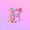 Pink Purple F, variant on Manfei Floral Butterfly Letter M Twin Bedding Sets, Sparkle Print Pink Bedding Comforter Set for Girls Women, Pink Reversible, 7 Pieces