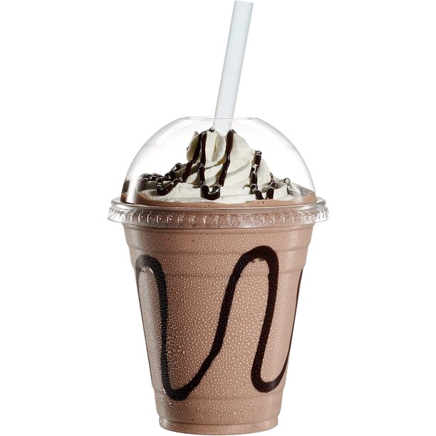 Comfy Package Crystal Clear Disposable Cups 12 Oz Plastic Cups with