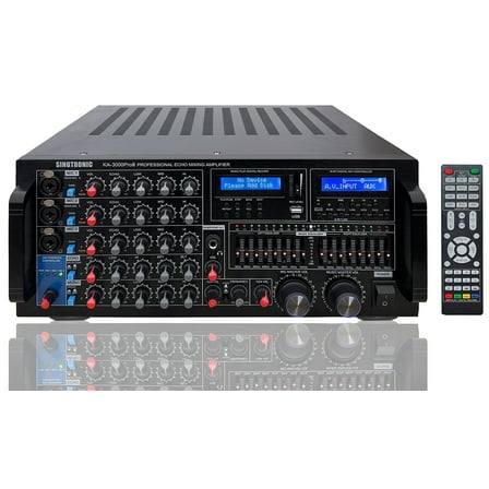Singtronic KA-3000ProII Professional KJ/DJ 3000W Mixing Amplifier Equalizer Karaoke & USB Recording