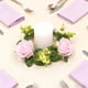 thumbnail image 4 of Candelabro de Rosas de San Valentín - Centro de mesa de flores artificiales rosas, rojas y blancas para decoración de bodas, mesas y ventanas, 4 of 6