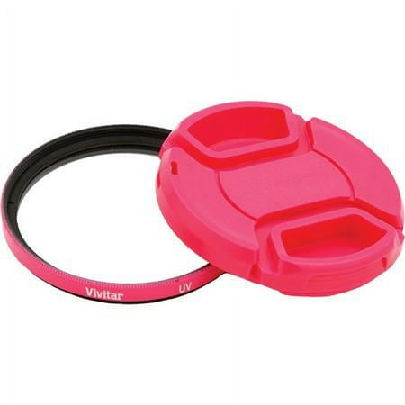 UPC: 0681066155226 | 58mm UV Filter and Snap-On Lens Cap  Pink