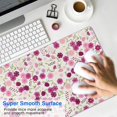 thumbnail image 4 of Long Mouse Pads for Desk,Pioneer Flower Floral Print Pattern Desk Mats on Top Of Desks, Desk Mouse Pad Extra Large with 3mm Non-Slip Base and Stitched Edge for Gaming,Office,Work,Home 31.5"x11.8", 4 of 6