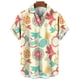 thumbnail image 3 of Camisas hawaianas con estampado 3D de frutas Y2k para hombre y mujer, ropa de playa informal, estilo vintage, blusa con solapa, camisa lisa, verano 2023, 3 of 5