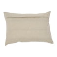 thumbnail image 5 of Creative Co-Op Cotton Chambray Lumbar Pillow with Bird Embroidery, 5 of 6