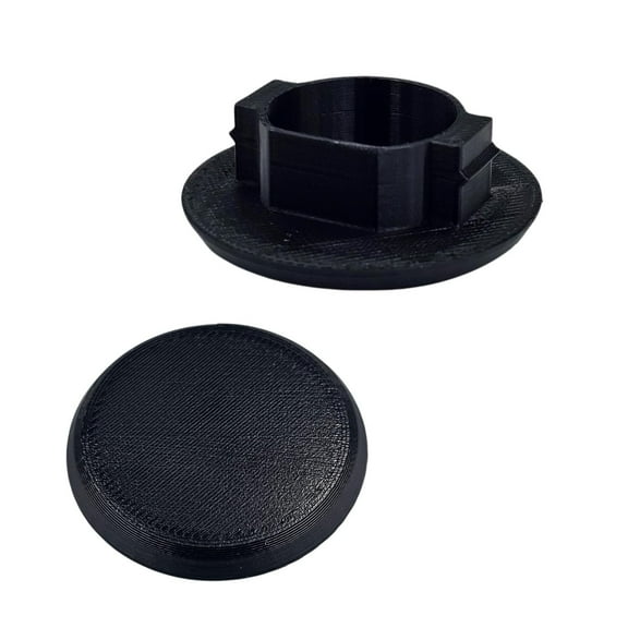 EMALPE Spare Tire Lock Cap Replacement for Ford F150 2014-2018, Protective Key Case, Black