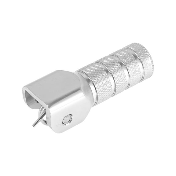 Unique Bargains Silver Tone Motorcycle Shifter Footrests Pegs for Suzuki RMZ Cylinder Square Shift Foot Rests Peg Footboards Aluminum Alloy 1 Pc