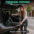 thumbnail image 6 of Electric Scooter for Adults - 350W Motor 10" Solid Tires, up to 19MPH and 16Miles Long-Range Portable E Scooter, 6 of 9