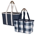 thumbnail image 1 of SnapBasket LUXE Collapsible Tote 2pk, 1 of 6