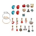 thumbnail image 1 of Christmas Beaded Bracelet Charm Bracelet Making Multicolor Crafts Chains Macarena Pulseras de cuentas, 1 of 5