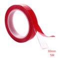 thumbnail image 4 of Bearachild Cinta de poliimida de doble cara, cinta acrílica resistente a altas temperaturas, 3 uds. Almacenamiento y organización del hogar Claro 30 mm de ancho y 5 m de largo, 4 of 6