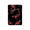 Black/Red, variant on abbyrose Koi Fish Adhesive Rose Pocket