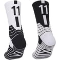 thumbnail image 2 of Elite Basketball Socks, Athletic Sports Socks with 3D Ankle Protection, Compression Cushion Socks for Men & Women, 2 of 7