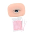 thumbnail image 3 of Yinanstore Silicone Fake Eye Model Soft Makeup for Beauticians Makeup Training Starters Right, 3 of 8