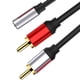 thumbnail image 2 of Inteprter Convertidor de Cable RCA de 3,5mm, accesorios de sistema de sonido de alta velocidad, altavoz, divisor de Audio para ordenador, Cables, accesorio Cables de audio/vídeo, 2 of 6