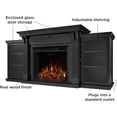 thumbnail image 5 of Real Flame Calie 67" Electric Fireplace TV Stand in Black, 5 of 6