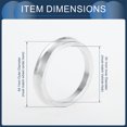 thumbnail image 3 of Unique Bargains Hub Centric Rings, 54.1mm ID to 64.1mm OD Vehicle Wheel Hubrings Aluminum Alloy, 4 Pcs, 3 of 6
