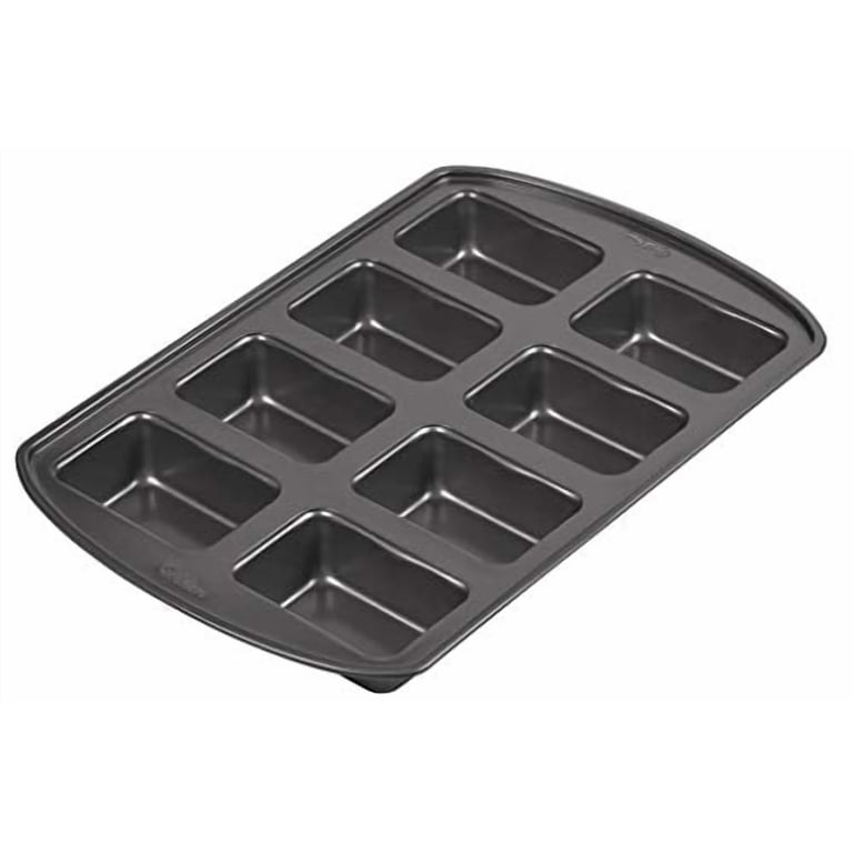 Wilton 8 Cavity Mini Loaf Non-Stick Baking Tin Perfect Results...